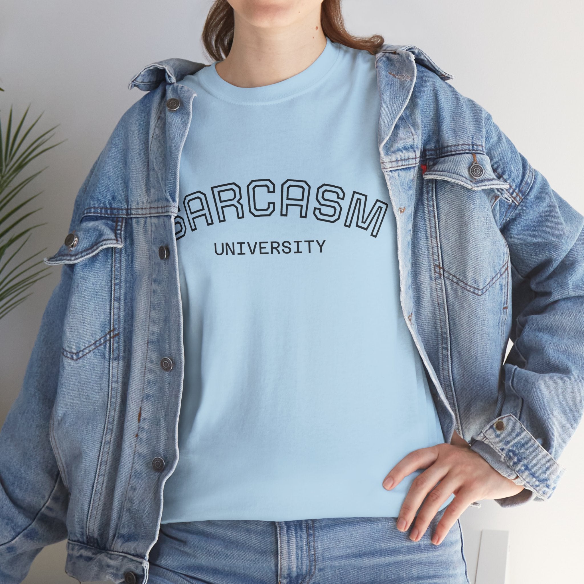 Sarcasm University T-Shirt — Funny Novelty Campus Tee