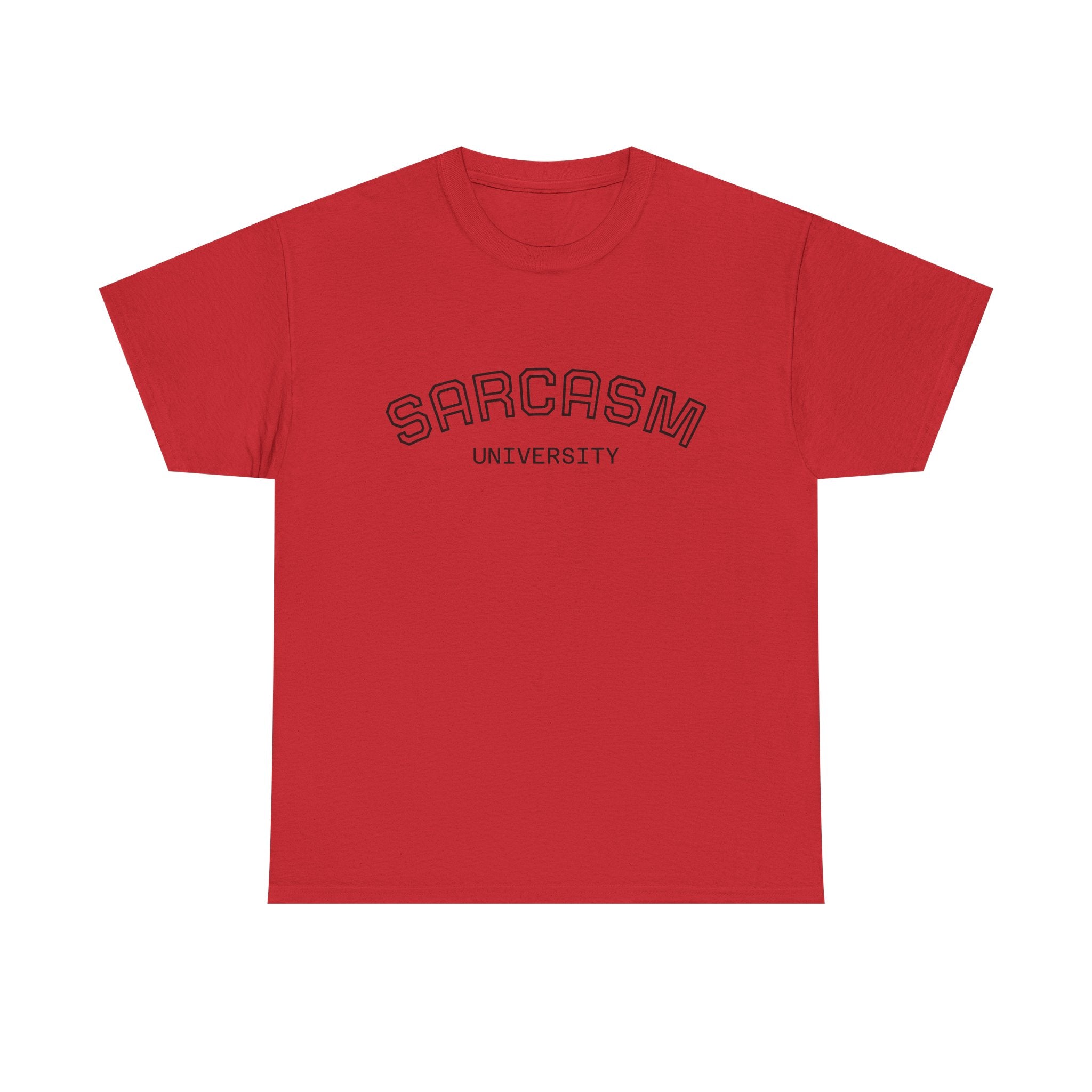 Sarcasm University T-Shirt — Funny Novelty Campus Tee