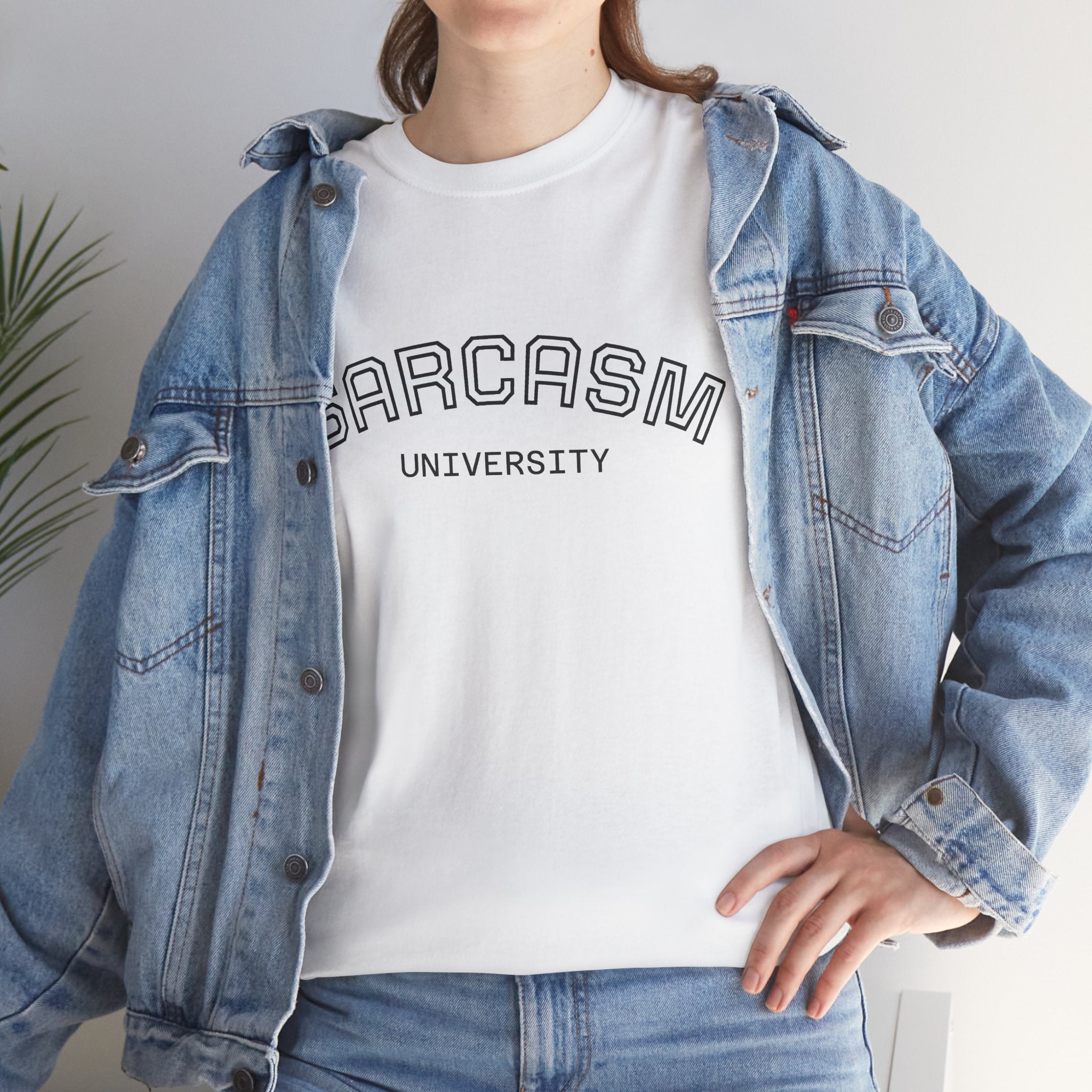 Sarcasm University T-Shirt — Funny Novelty Campus Tee