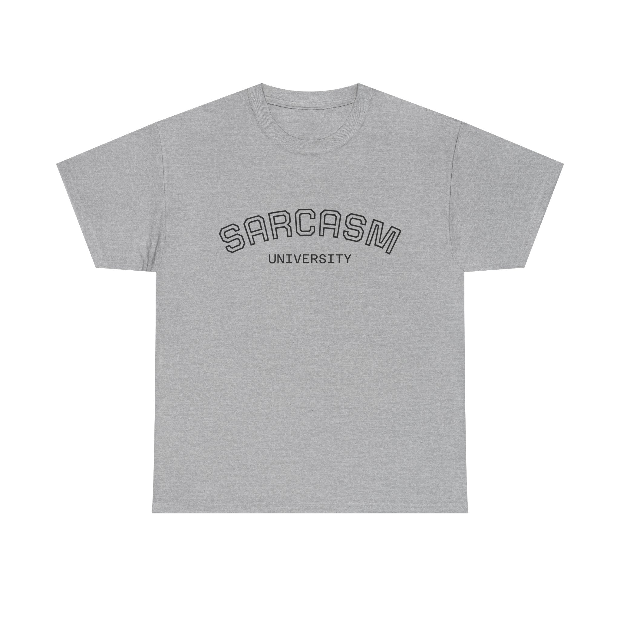 Sarcasm University T-Shirt — Funny Novelty Campus Tee