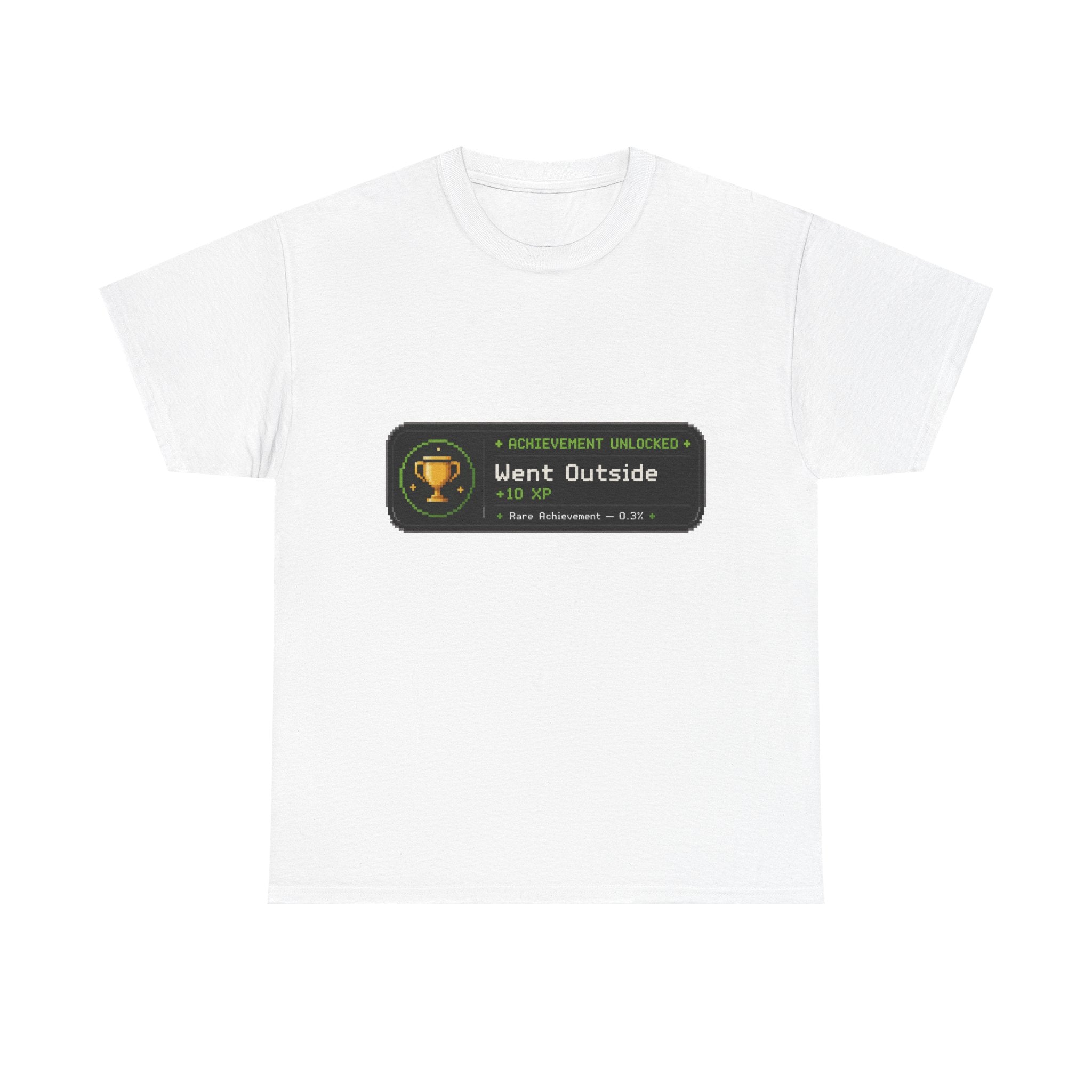 "Went Outside" Achievement Badge Tee