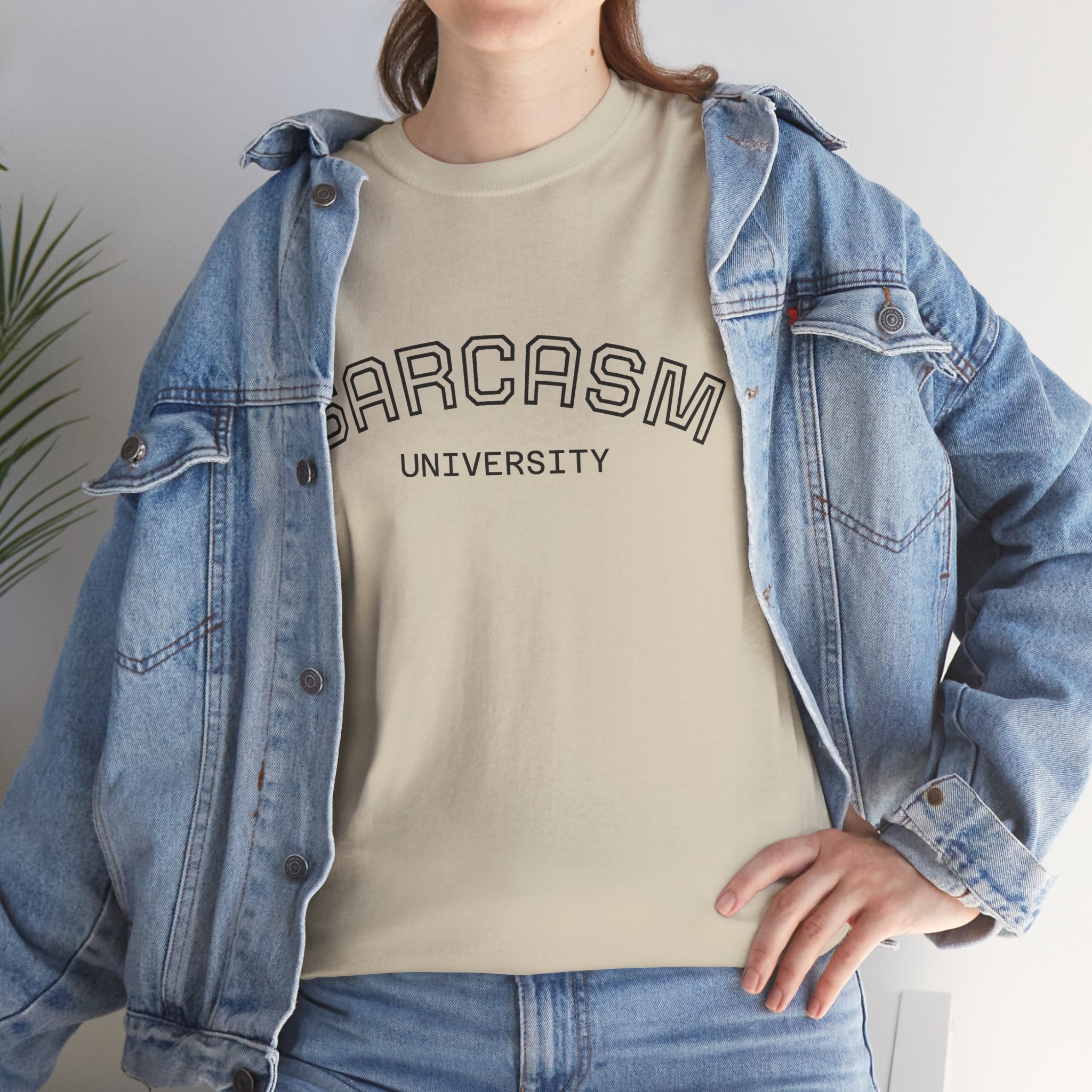 Sarcasm University T-Shirt — Funny Novelty Campus Tee