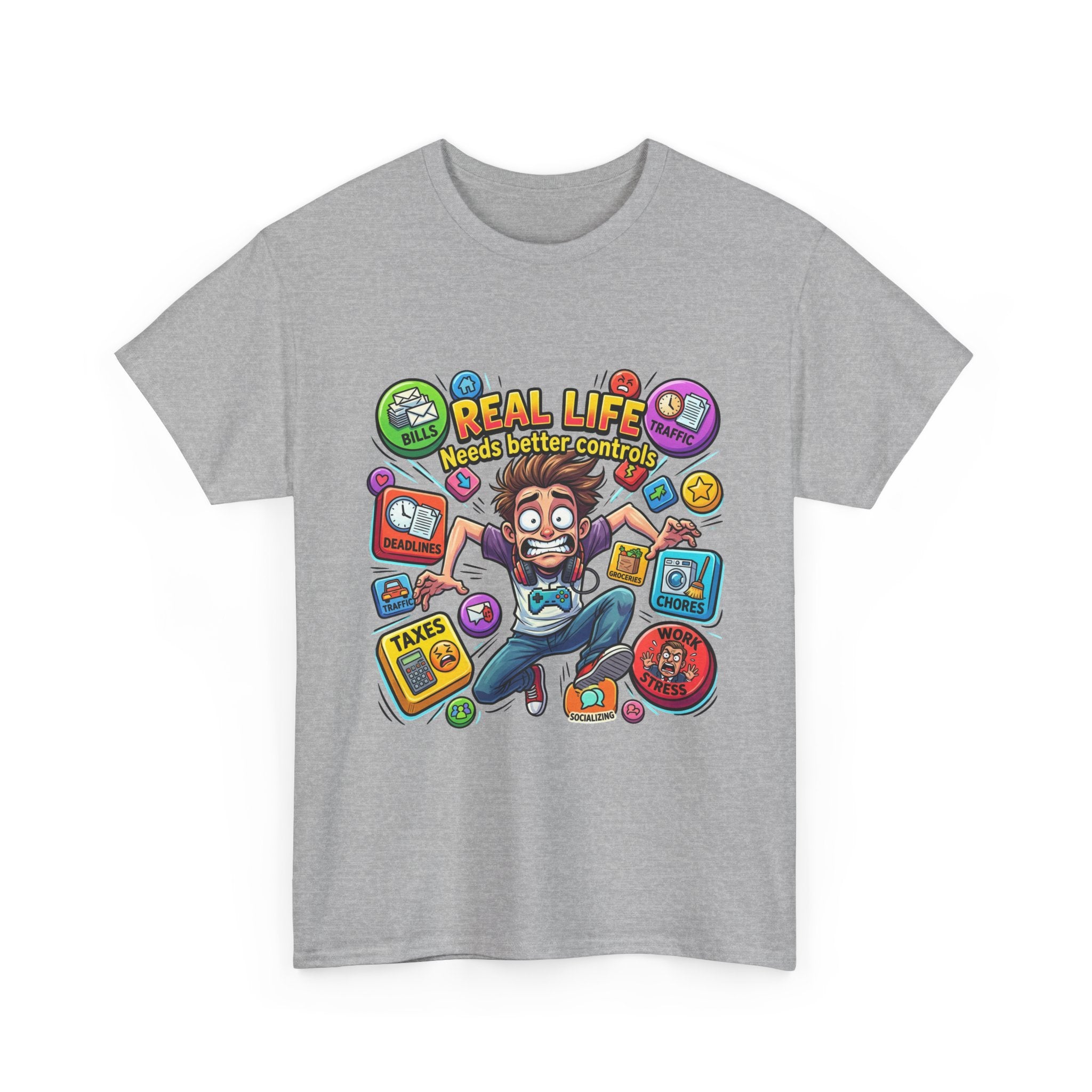 "Real Life Needs Better Controls" Graphic Tee