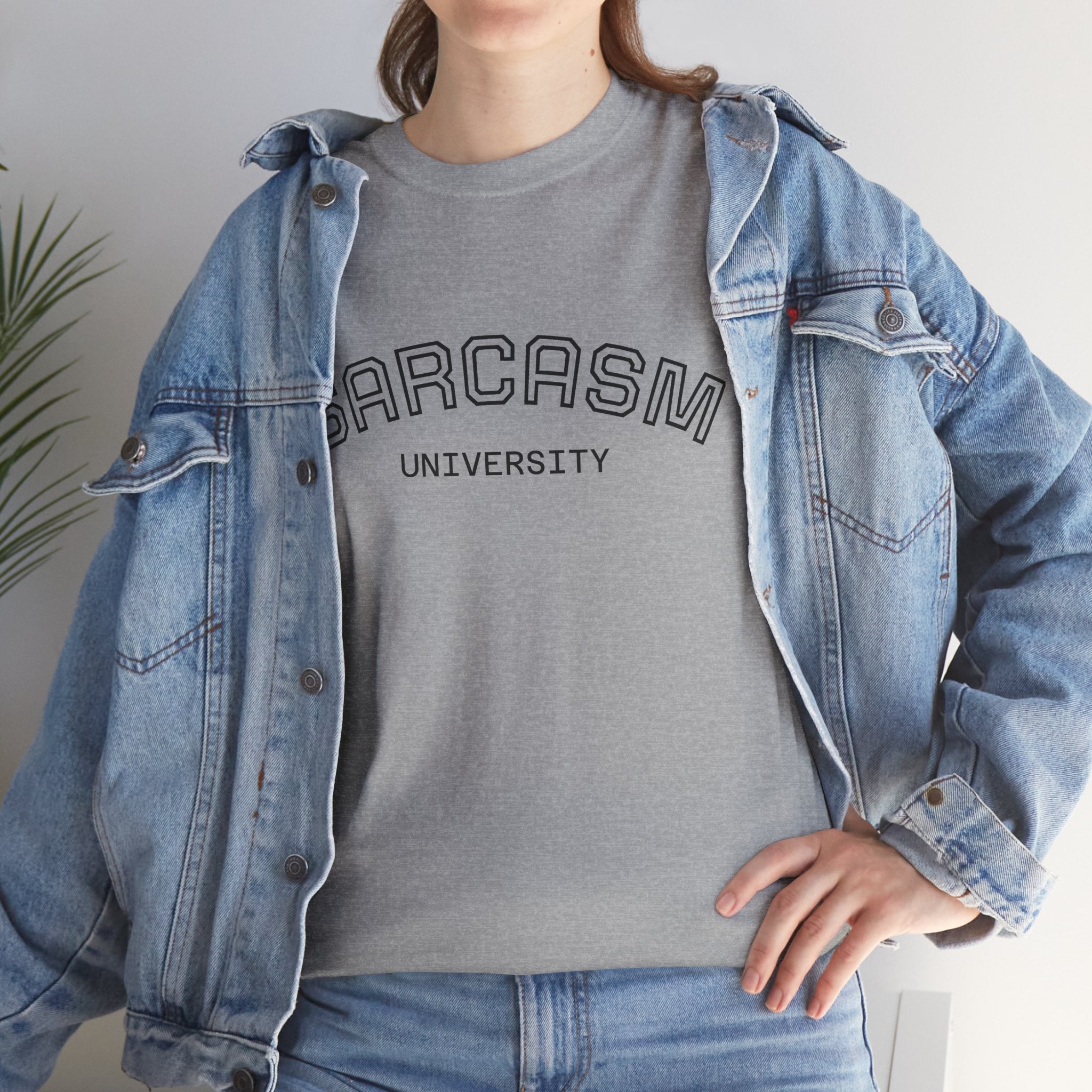 Sarcasm University T-Shirt — Funny Novelty Campus Tee