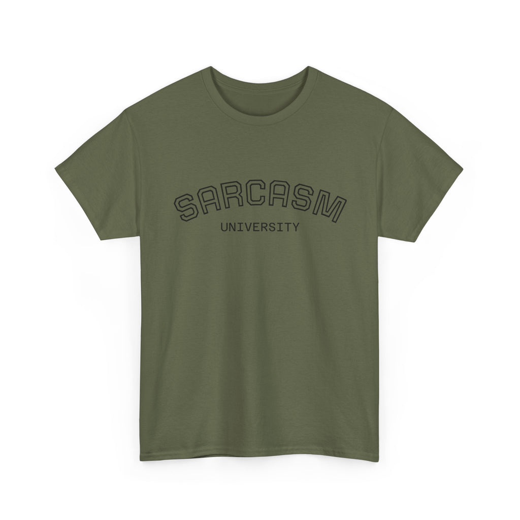 Sarcasm University T-Shirt — Funny Novelty Campus Tee