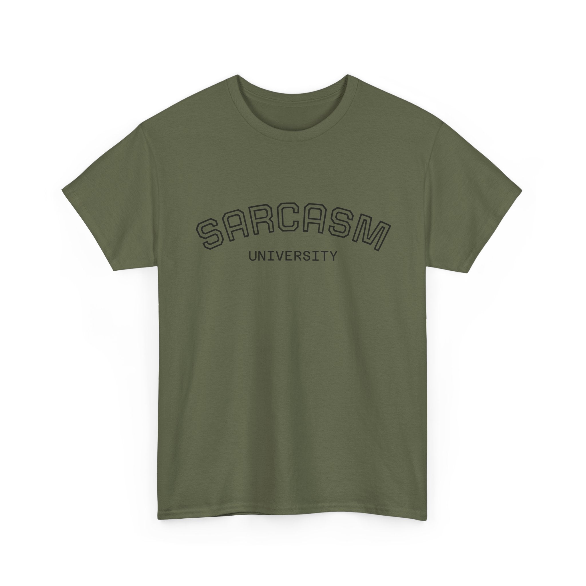 Sarcasm University T-Shirt — Funny Novelty Campus Tee