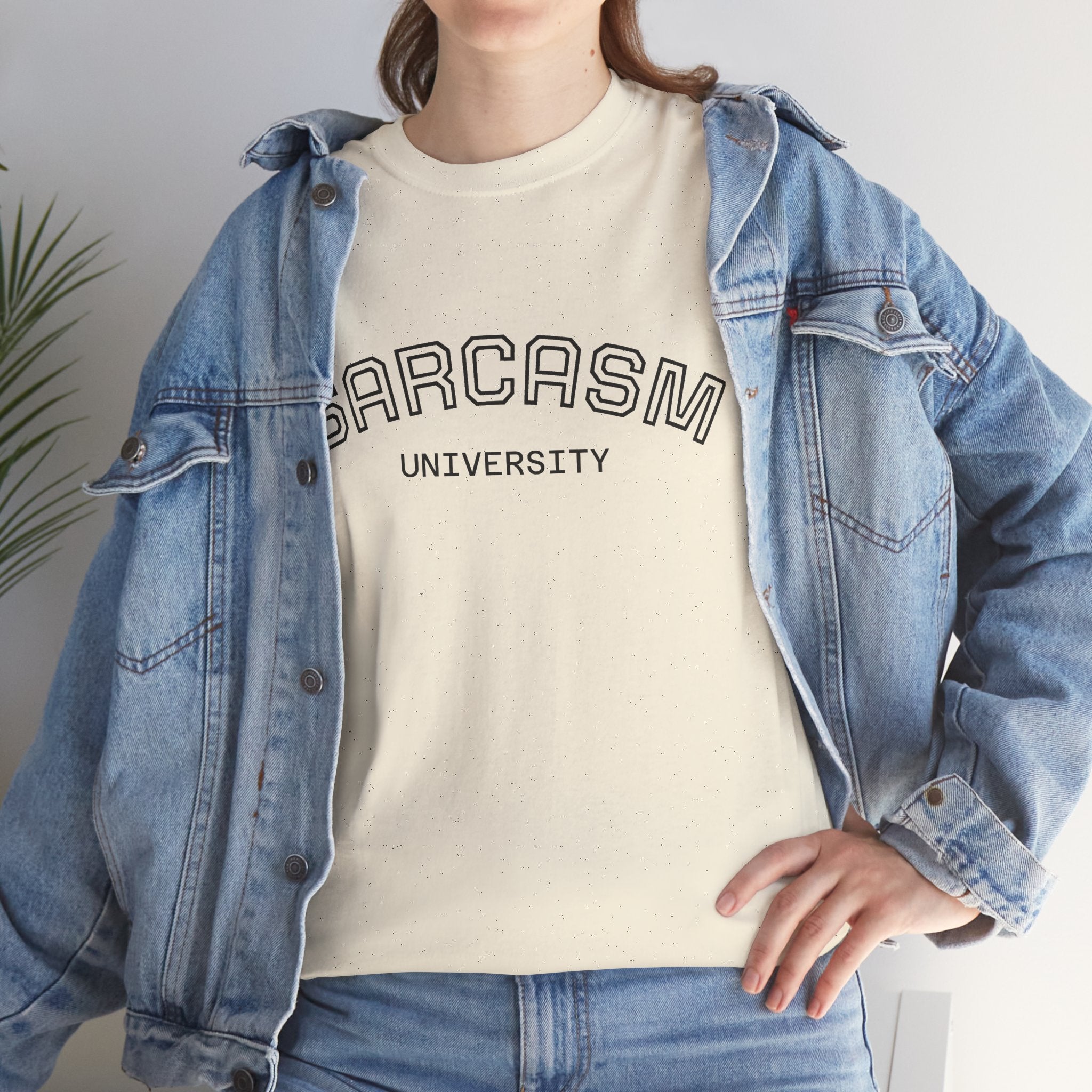 Sarcasm University T-Shirt — Funny Novelty Campus Tee