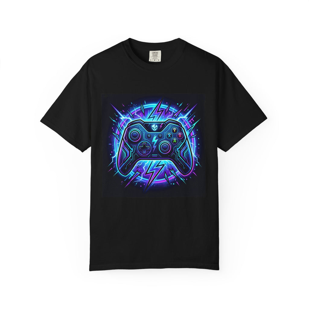 Gaming Controller T-Shirt — Neon Retro Gamer Tee
