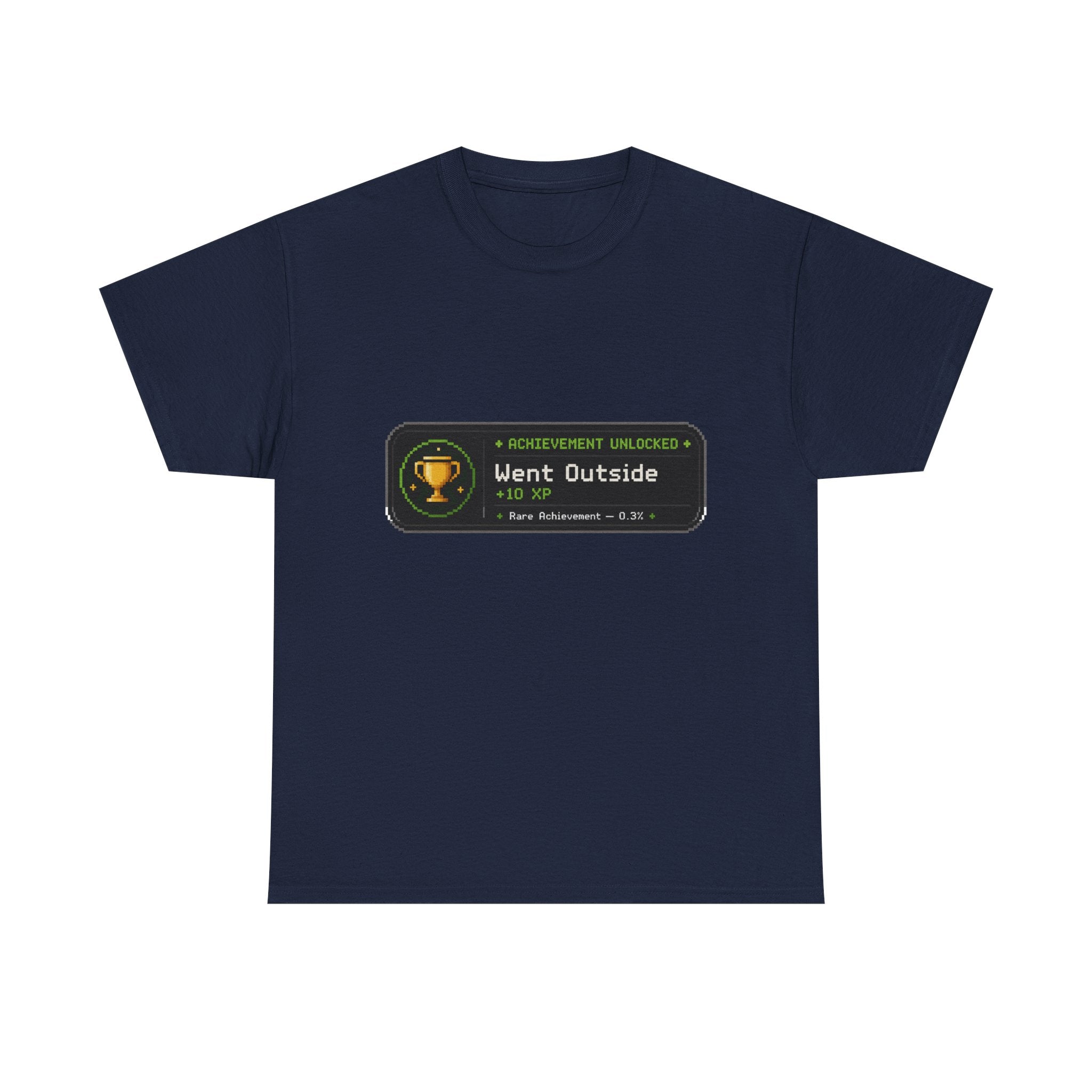 "Went Outside" Achievement Badge Tee