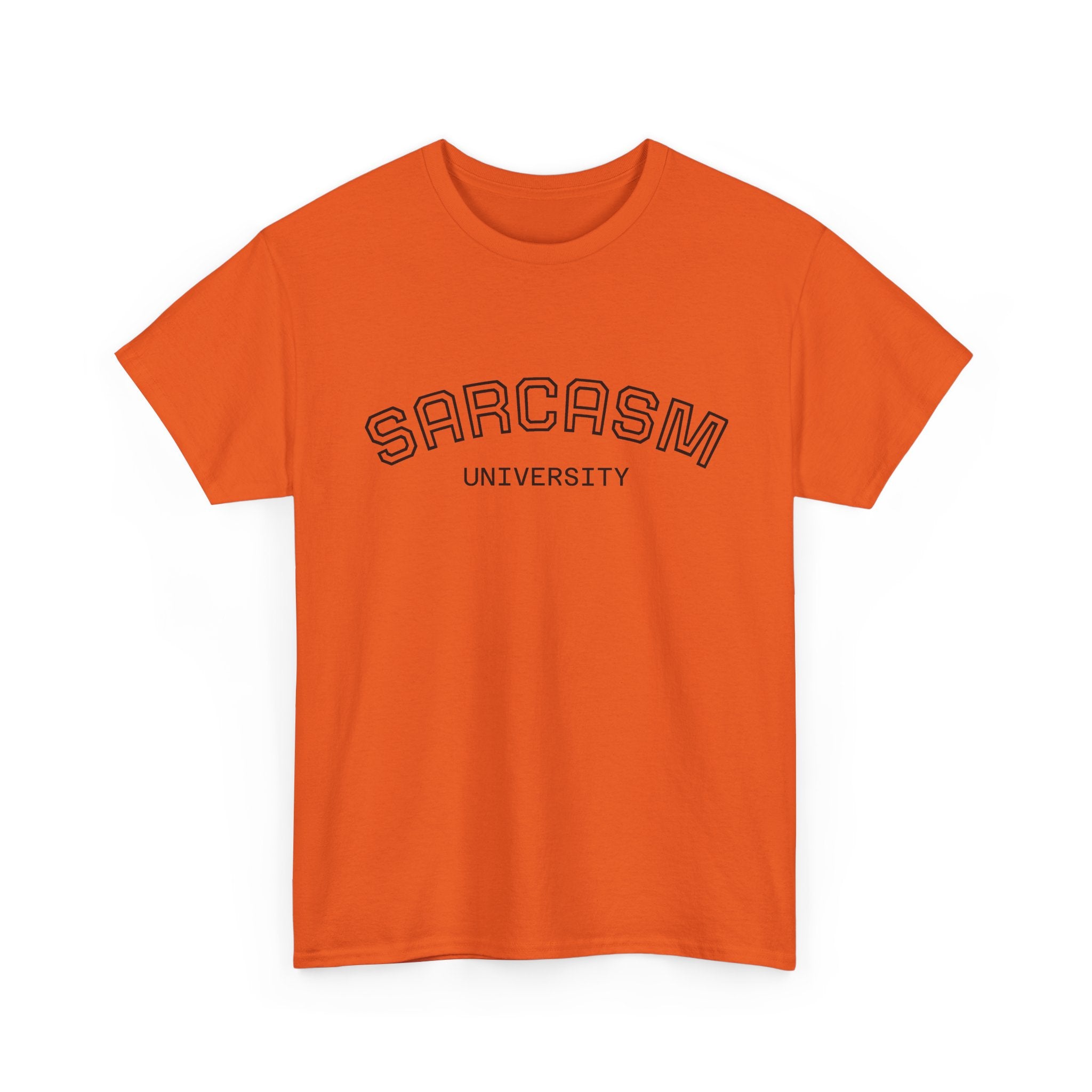 Sarcasm University T-Shirt — Funny Novelty Campus Tee