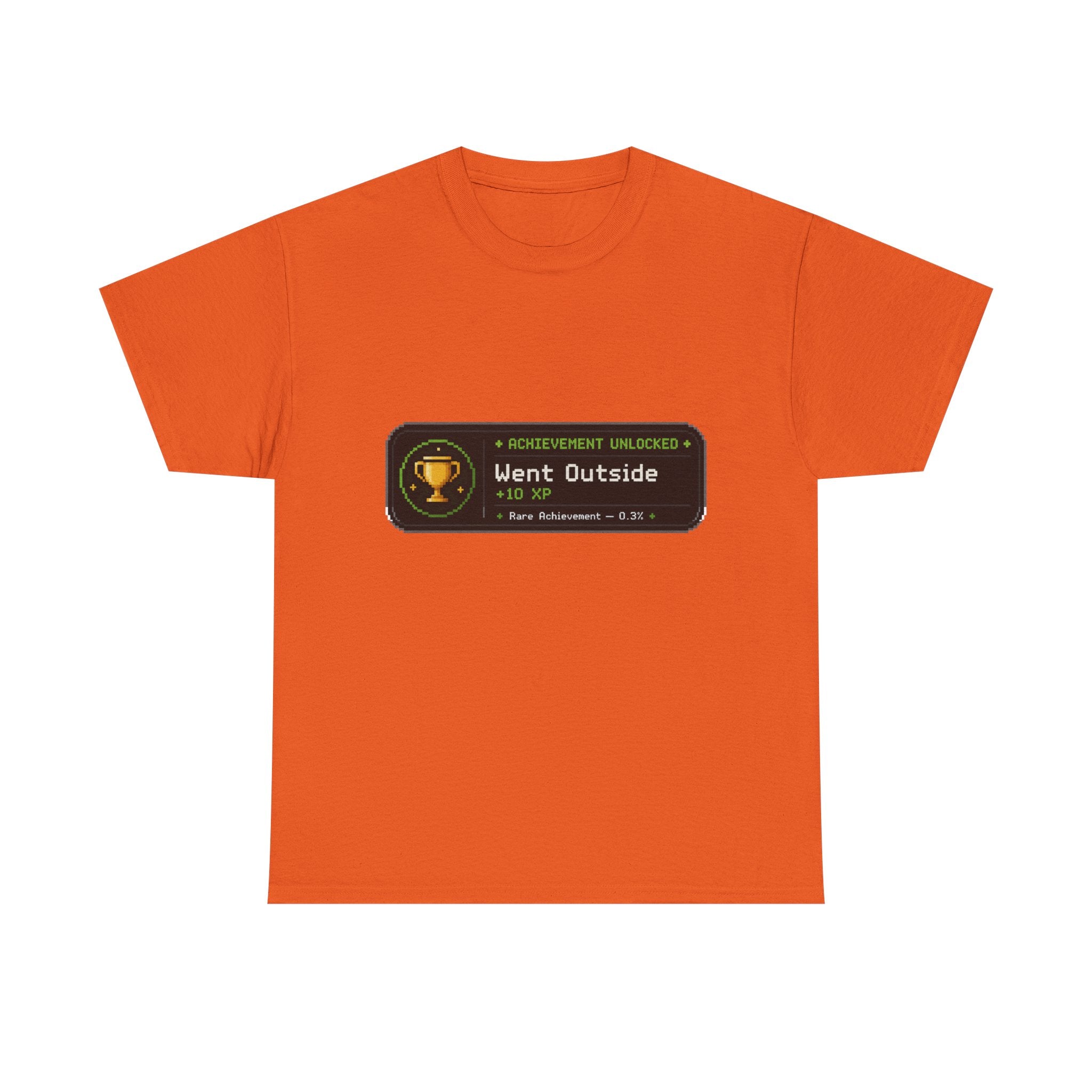 "Went Outside" Achievement Badge Tee