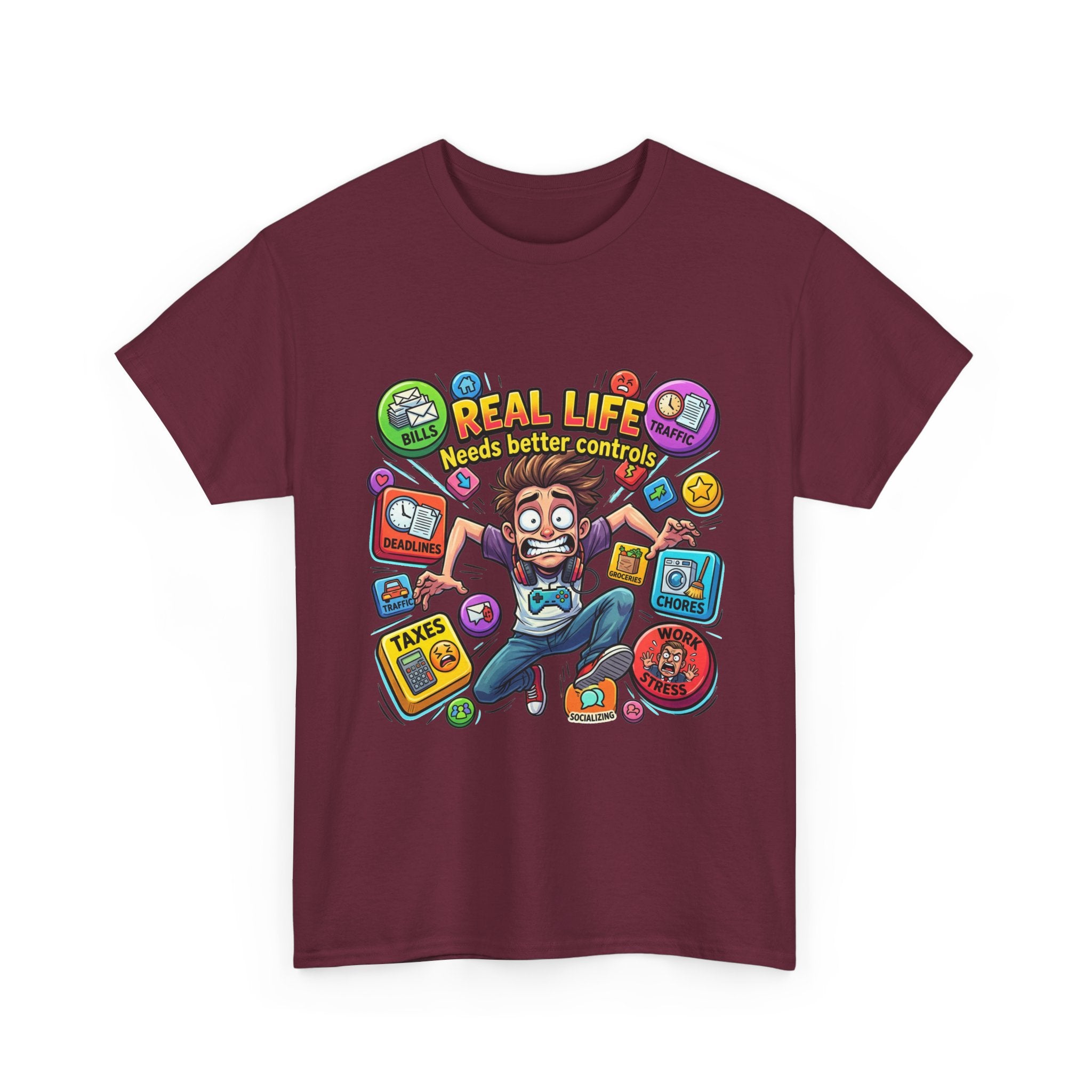 "Real Life Needs Better Controls" Graphic Tee