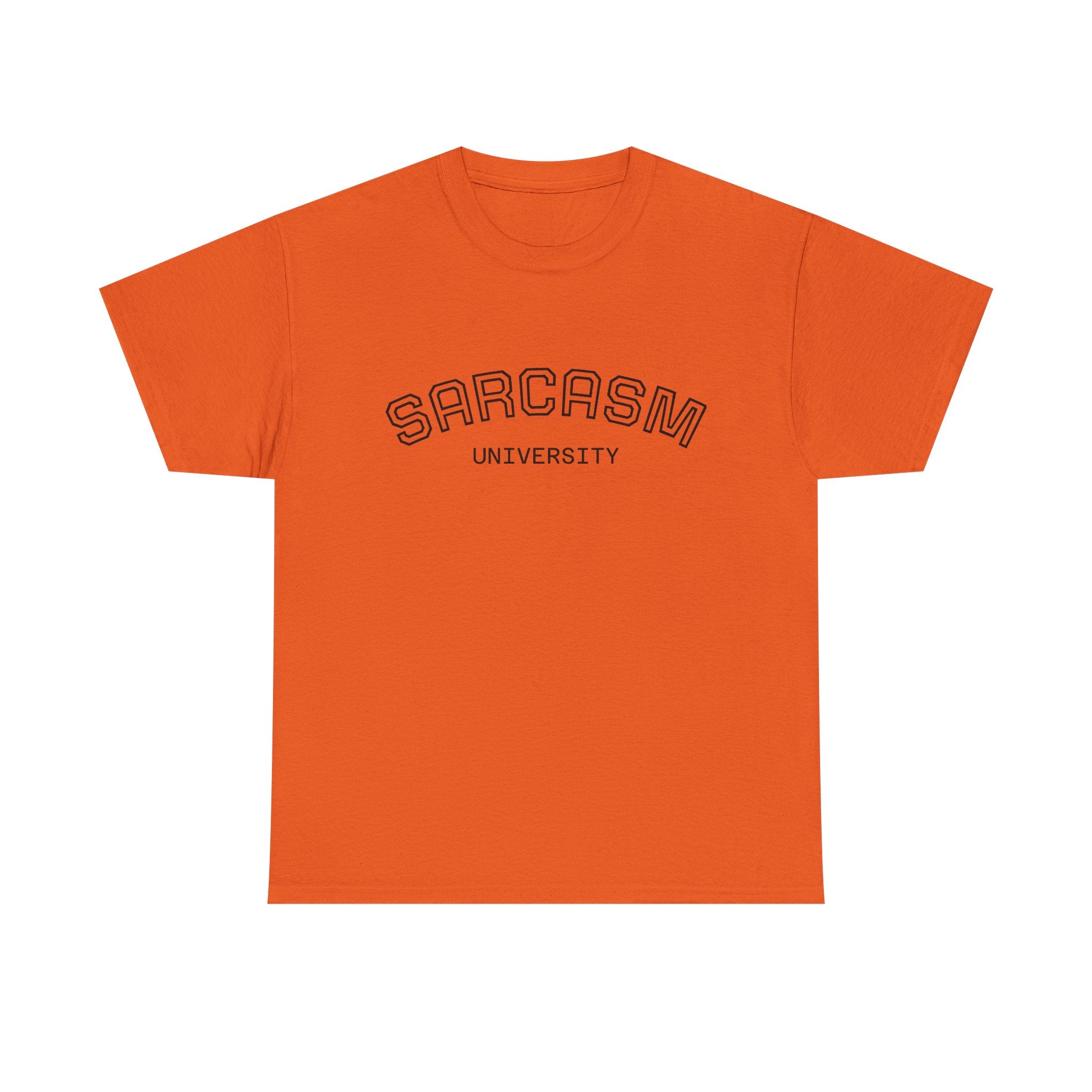 Sarcasm University T-Shirt — Funny Novelty Campus Tee
