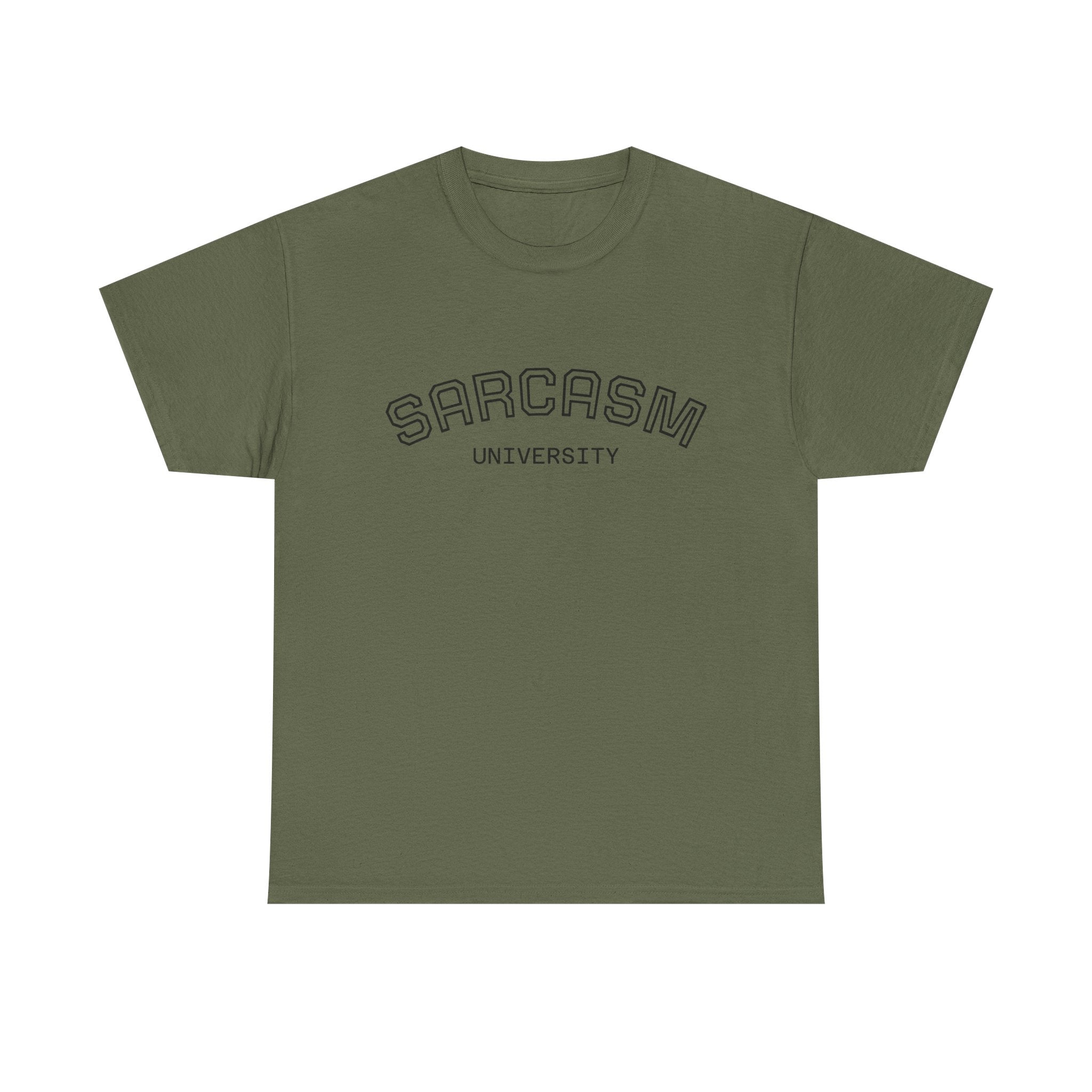 Sarcasm University T-Shirt — Funny Novelty Campus Tee