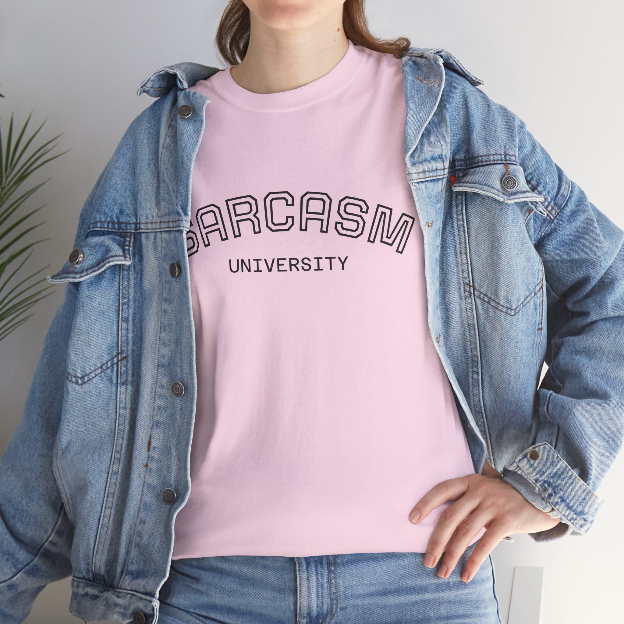 Sarcasm University T-Shirt — Funny Novelty Campus Tee