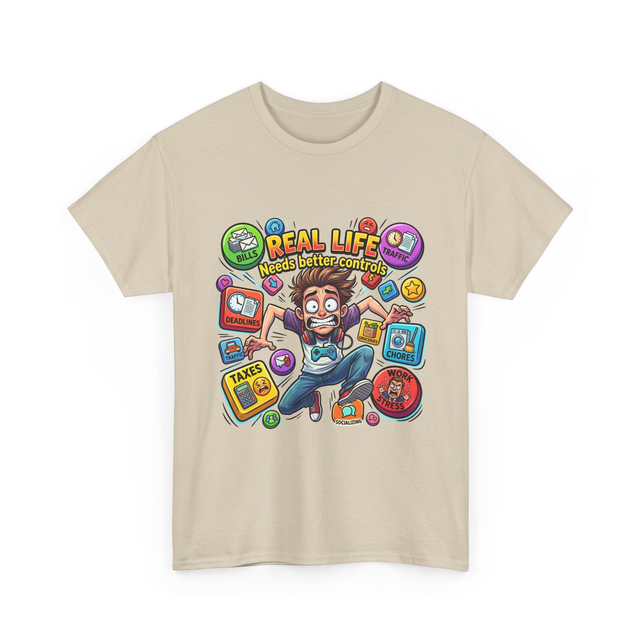 "Real Life Needs Better Controls" Graphic Tee