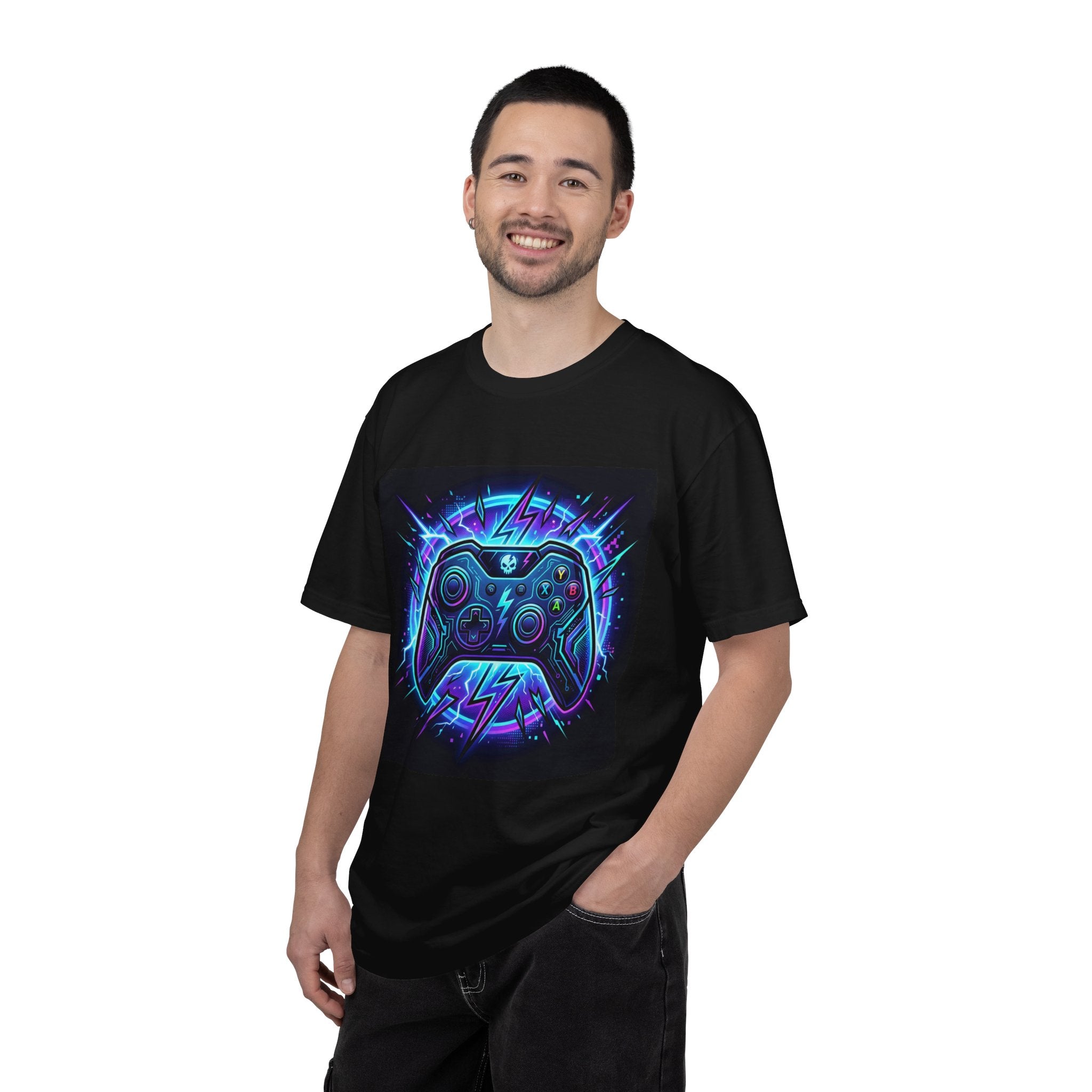 Gaming Controller T-Shirt — Neon Retro Gamer Tee